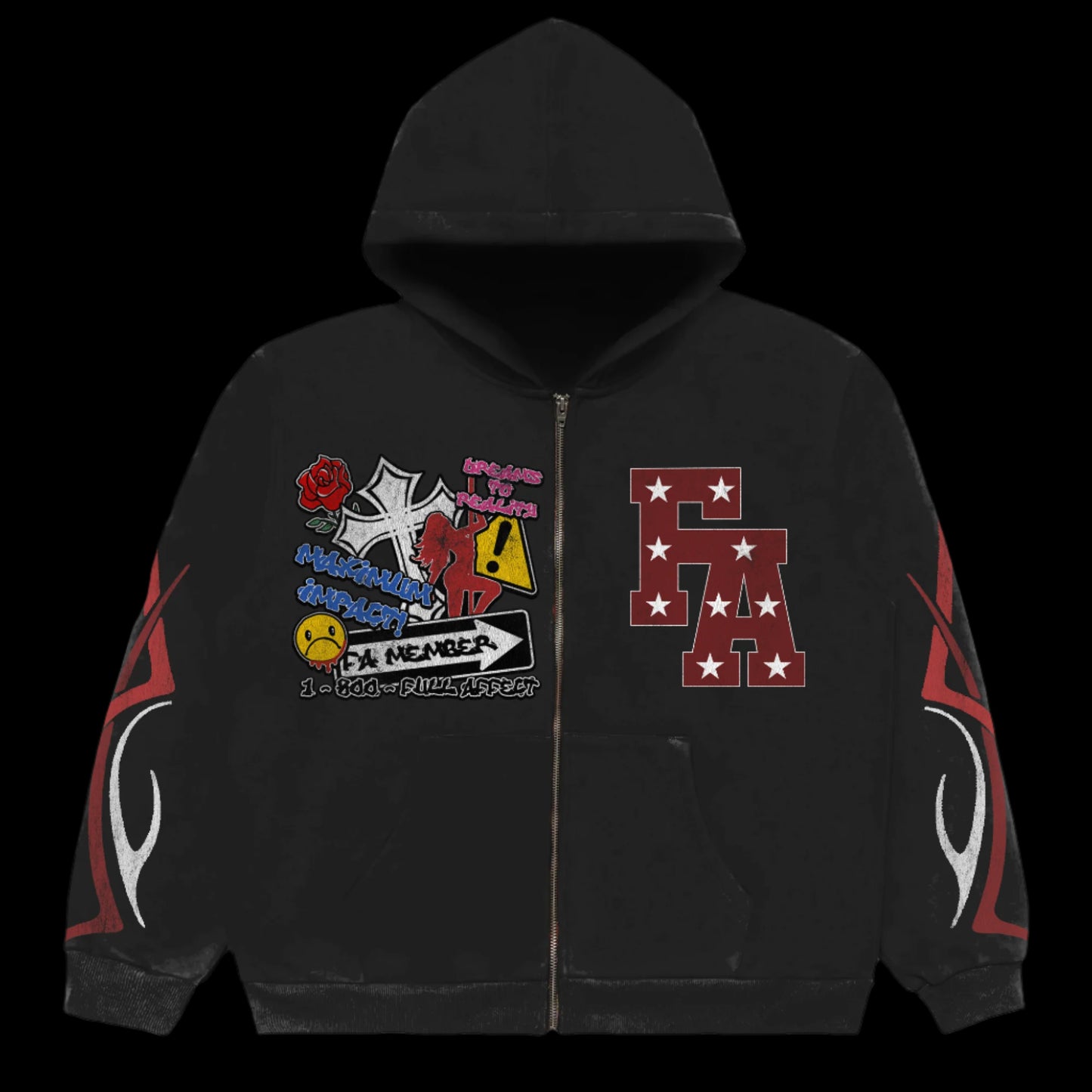 Black “ Dreams 2 Reality” (Hoodie)