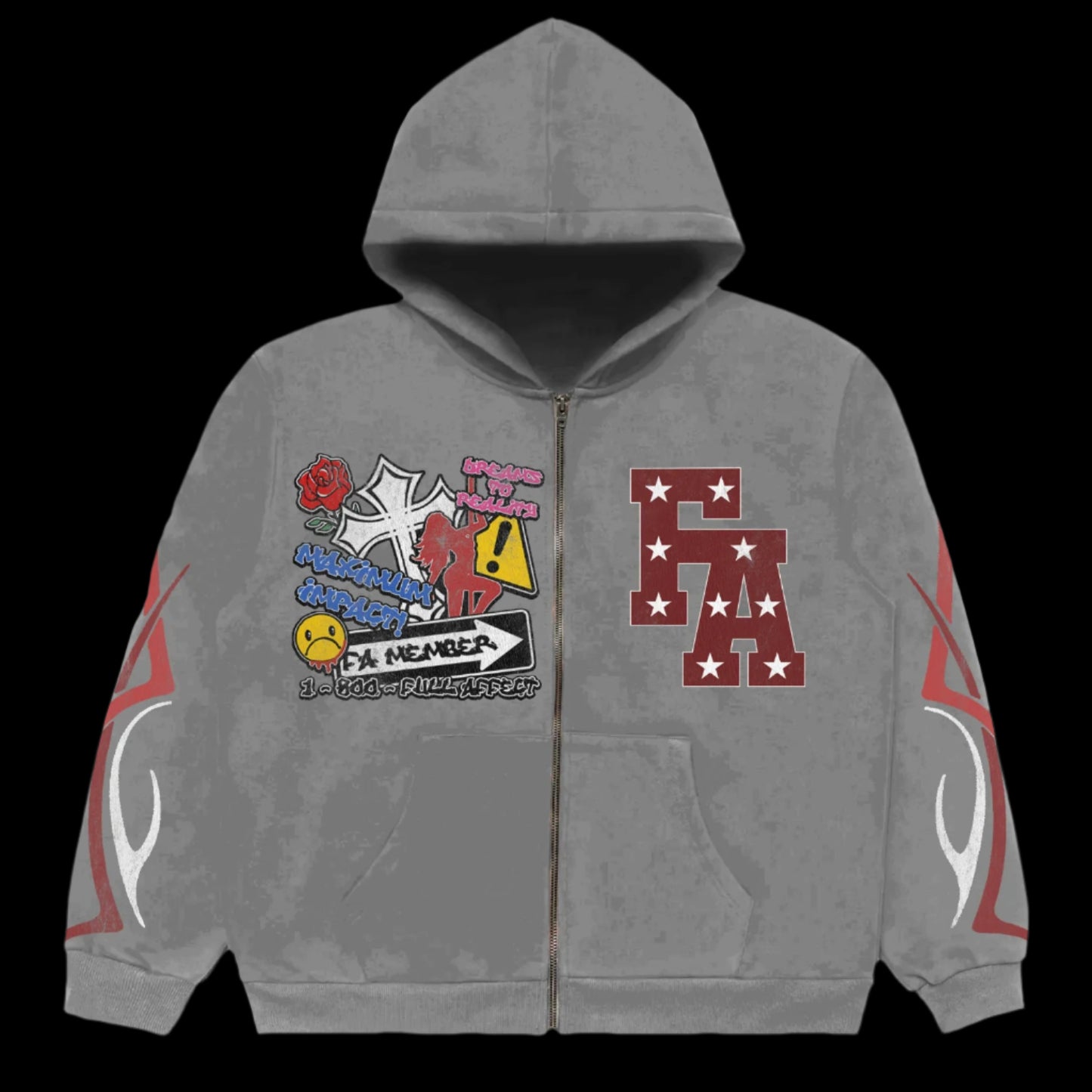 Grey "Dreams 2 Reality" (Hoodie)