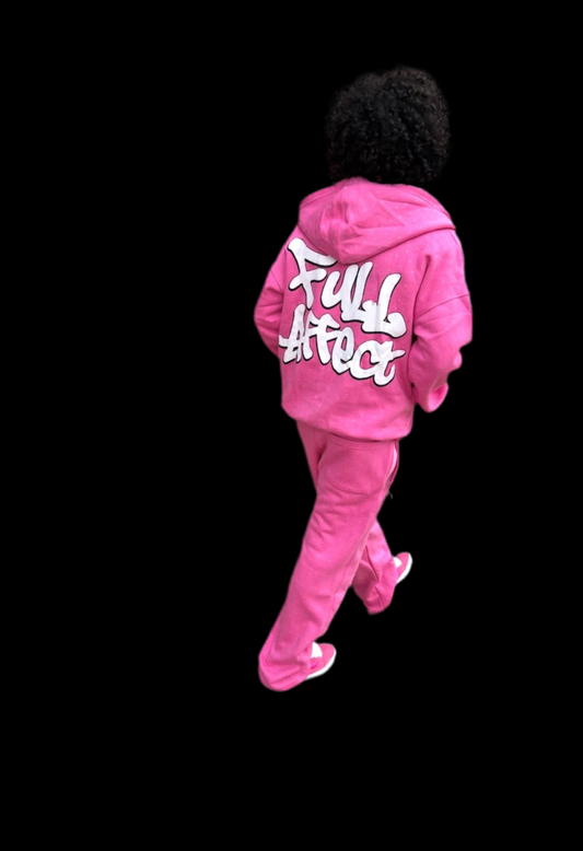 Pink Rhinestone Sweatsuit