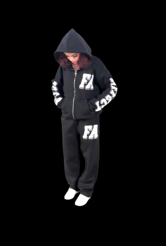 Black "V1" Sweatsuit