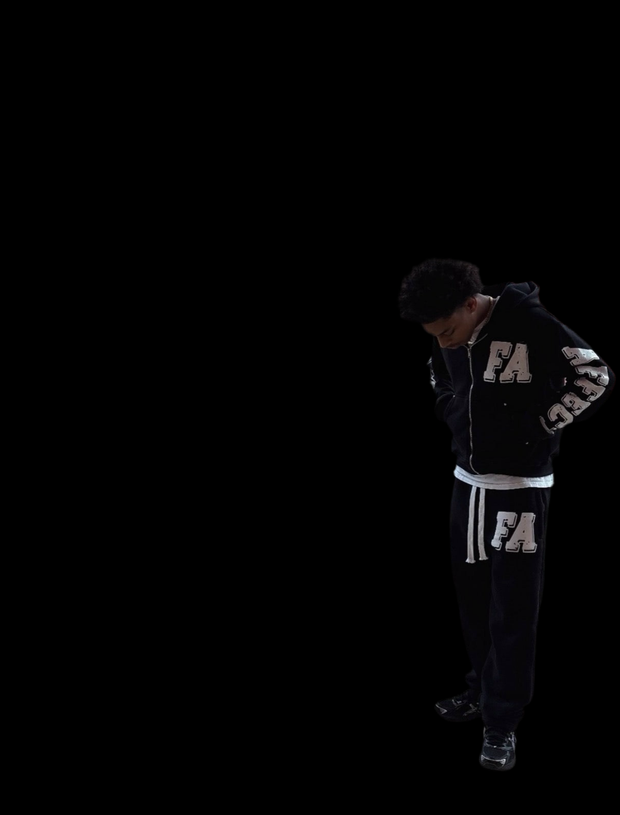 Black "V1" Sweatsuit