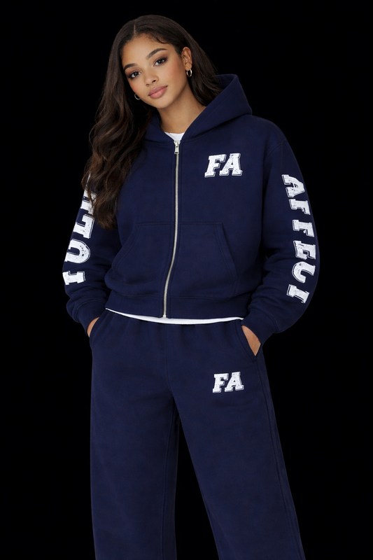 Navy Blue "V1" Sweatsuit